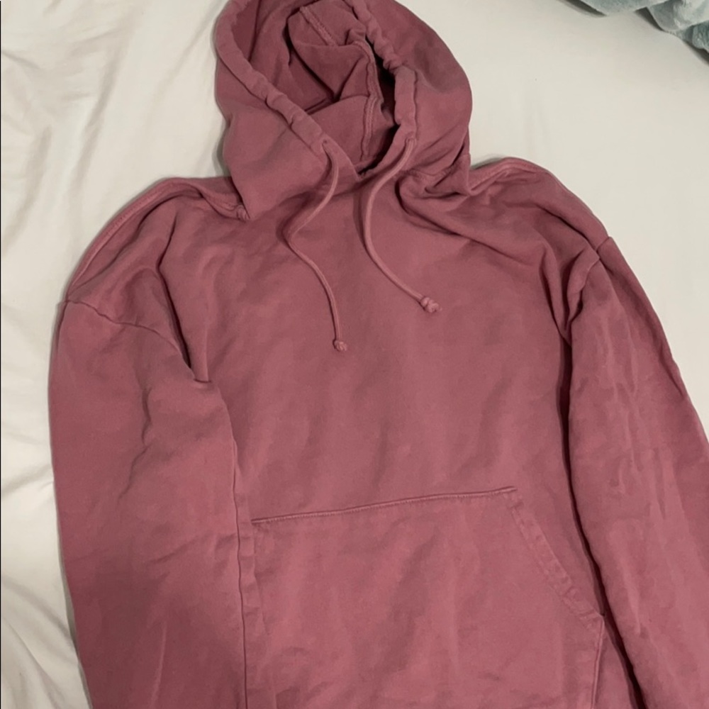 Pink oversized hoodie